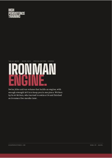 Ironman Engine programme cover